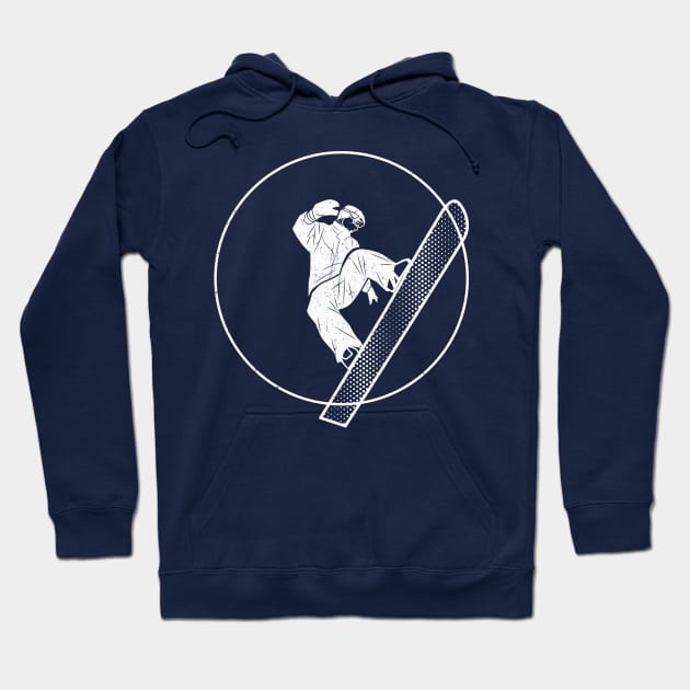 Snow boarding Hoodie by PharaohCloset